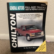 1988-1998 Chevrolet GMC Full Size Truck Chilton Service