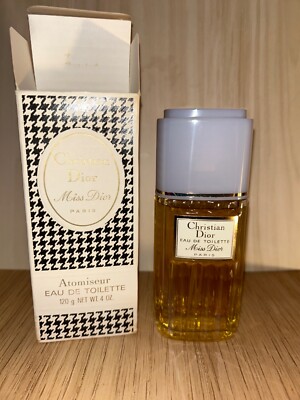 Vintage Christian Dior Paris Miss Dior Eau de Toilette Atomiseur Parfum 4oz