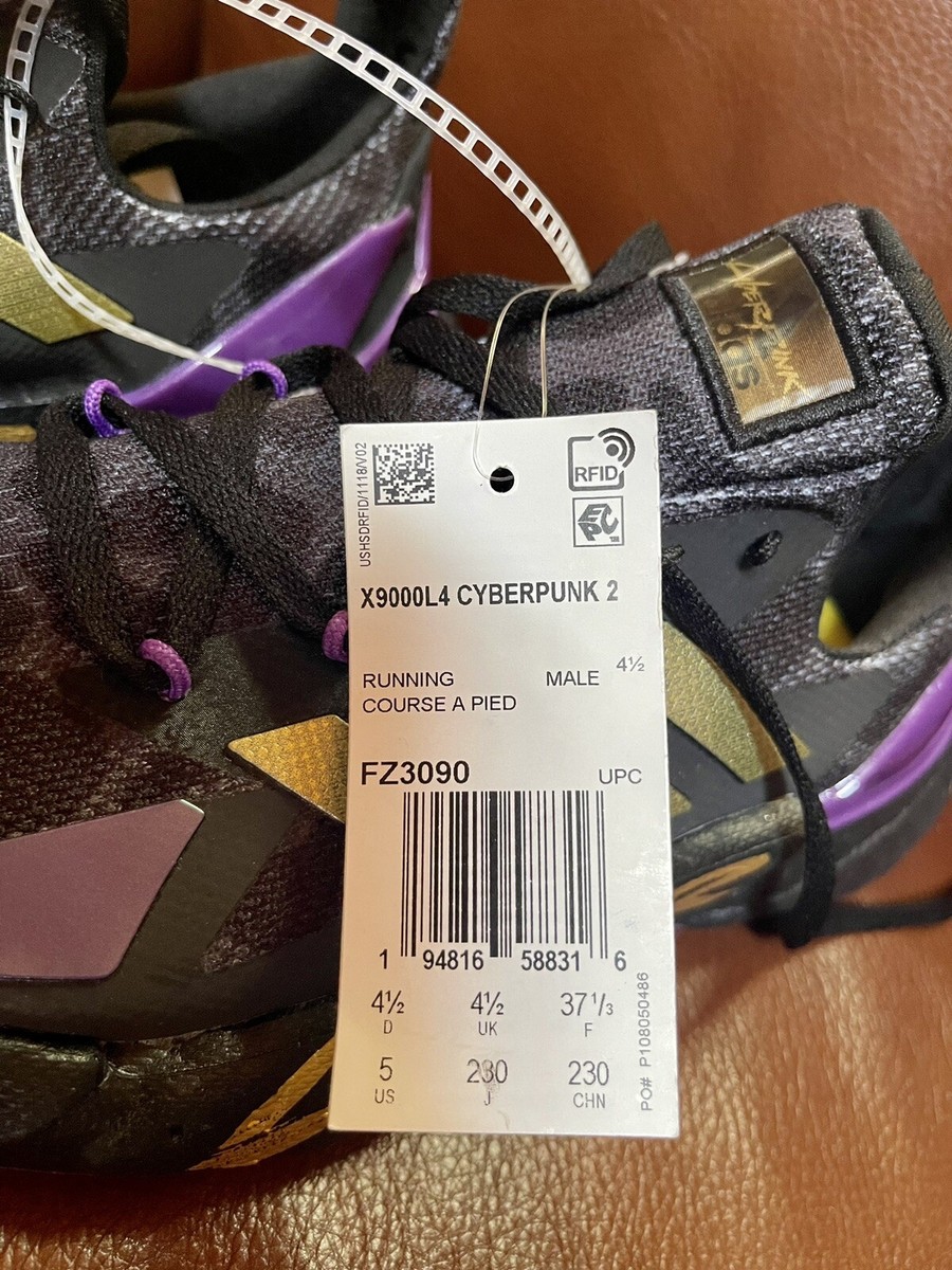 Adidas X9000L4 Cyberpunk 2077 Black Metallic Gold FZ3090 Adidas X9000L4 Cyberpunk 2077 Black Metallic Gold FZ3090