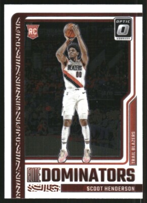 2023-24 Donruss Optic Elite Dominators #10 Scoot Henderson 