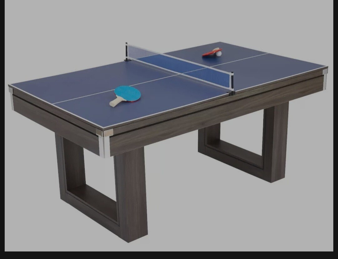 Amalfi 7ft Driftwood Grey Cloth Pool Dining & Table Tennis Table eBay