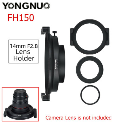 YONGNUO FH150 Ultra Wide Angle Lens 14mm f2.8 Filter holder Bracket System 360°