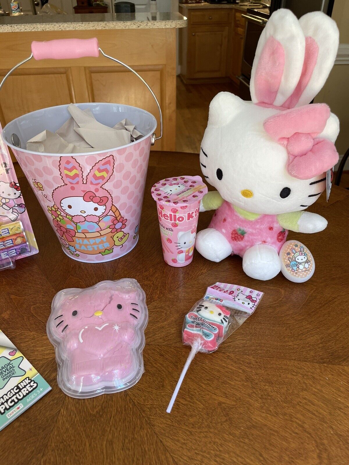 Hello Kitty Jumbo Coloring and Activity Book “Let’s Go” NEW Easter Basket  Gift