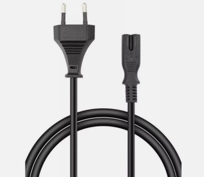 1,6m Stromkabel 2 Pin Eurostecker auf C7 Buchse Euro-Netzkabel