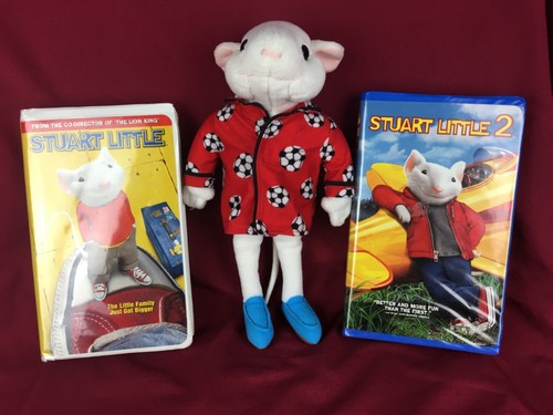 Stuart Piccolo Peluche Giocattolo Più 2 Film VHS 2002 - Foto 2 di 19
