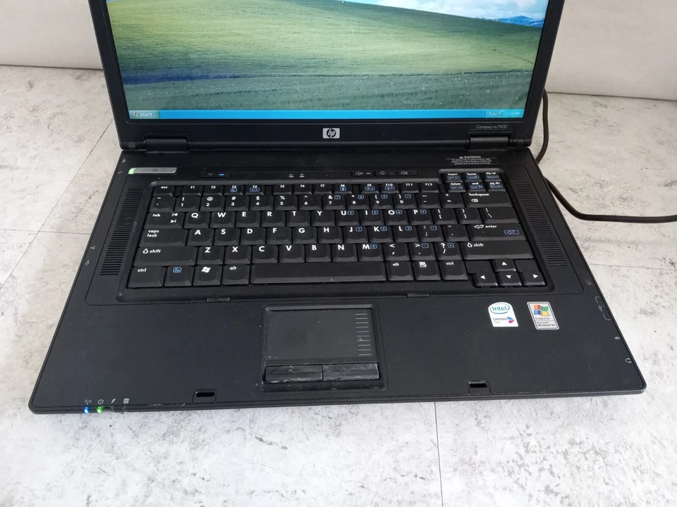 HP Compaq nx7400 15.4" Laptop Intel C2D 1.67GHz 2GB RAM 80GB HDD Windows XP -RR - Image 2 of 4