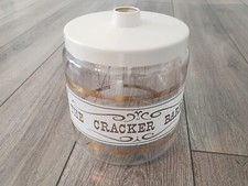 Vintage Pyrex The Cracker Barrel Glass Canist...