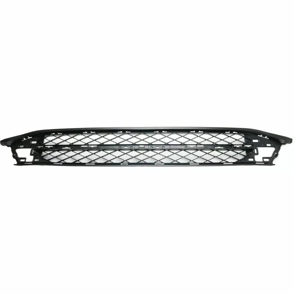 New Front Bumper Lower Grille + Chrome Molding Trim Fits 2014-2017 Honda Odyssey - Image 3 of 4