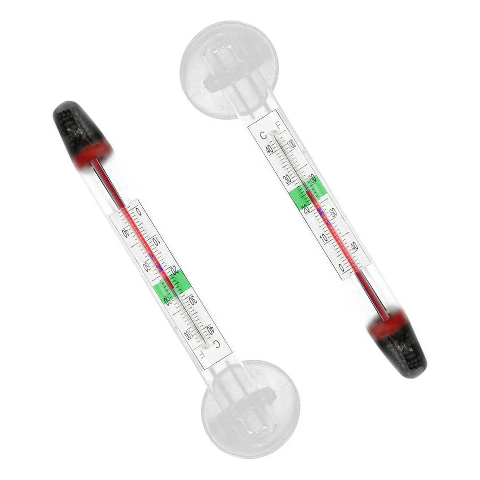 1X Glass Meter Aquarium Fish Tank Water Temperature Thermometer Suction Cup - Image 4 of 4