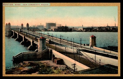 KAPPYS  VINTAGE CIRCA 1910 BOSTON NEW BRIDGE CAMBRIDGE MA  PC18