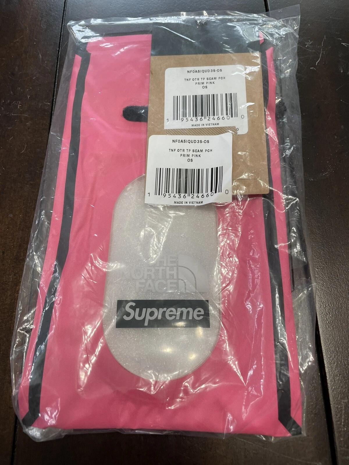 Sac Supreme x The North Face rose