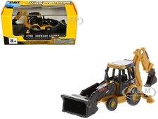 CAT CATERPILLAR 420 E BACKHOE LOADER YELLOW "MICRO" BY DIECAST MASTERS 85973DB
