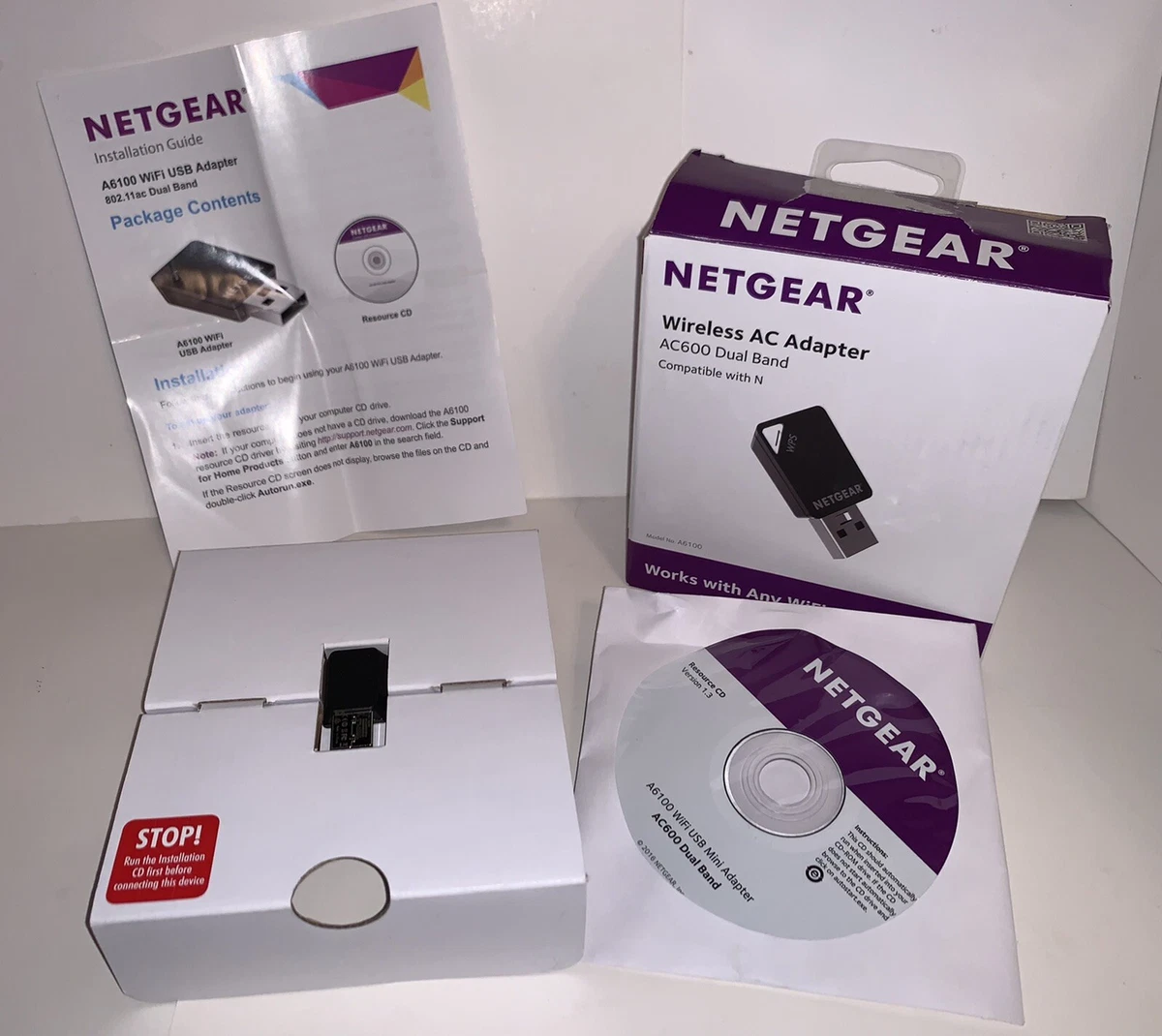 auroch Marco Polo beslutte NETGEAR AC600 Dual Band WiFi USB Mini Adapter (A6100) 606449099065 | eBay