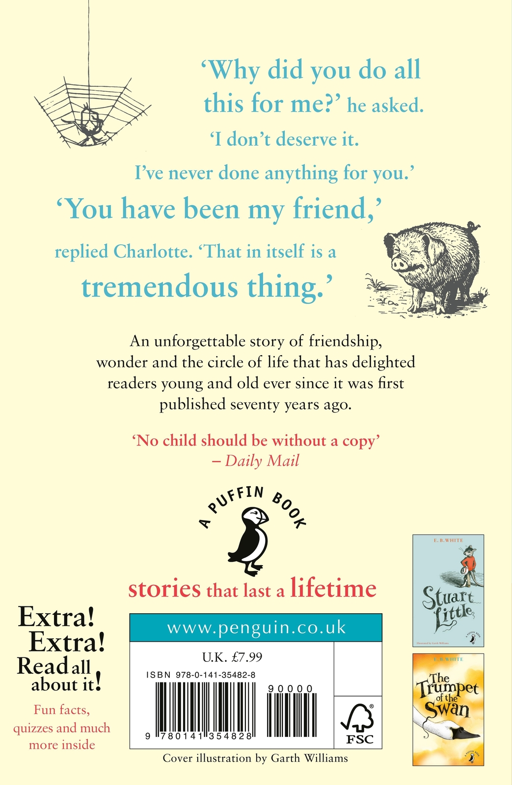 Thumbnail - Charlotte's Web | E. B. White | Taschenbuch | Puffin Classics | 272 S.