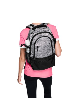 New Victoria's Secret PINK Collegiate Backpack Travel Laptop Book Bag Tote Rare