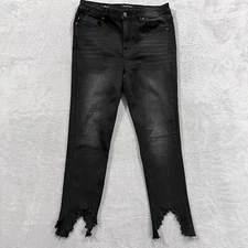 VIGOSS Jeans Womens 32x27 Ace Skinny High Rise Distressed Hem Denim