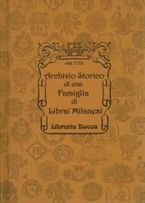 Archivio storico di una famiglia di librai milanesi. Libreria Bocca