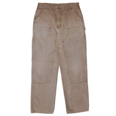 Mens Carhartt B136-BRN Loose Original Fit Double Knee Carpenter Work Pants 