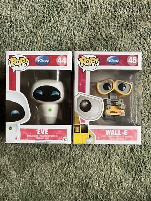 Wall E Eve Funko Pop Set 44 And 45