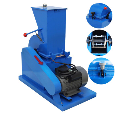 Industral Blue Small Hammer Crusher with 3mm&6mm&10mm Mesh 220V 3KW 200-400kg/h