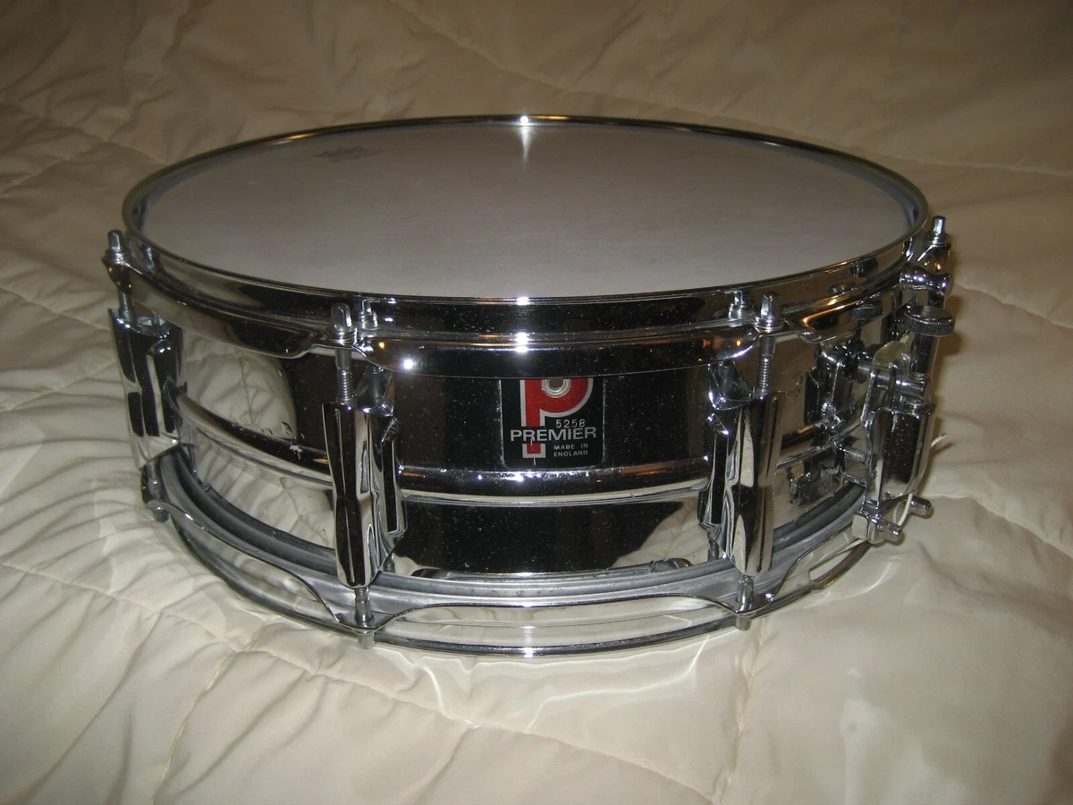 Premier Snare Drum Aluminum Chrome Vintage 5.5 x 14. Ser 5258