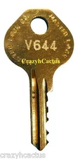 Master Lock Padlock 1525 1585 2010 2076 Control Key OEM Original Master Key V644