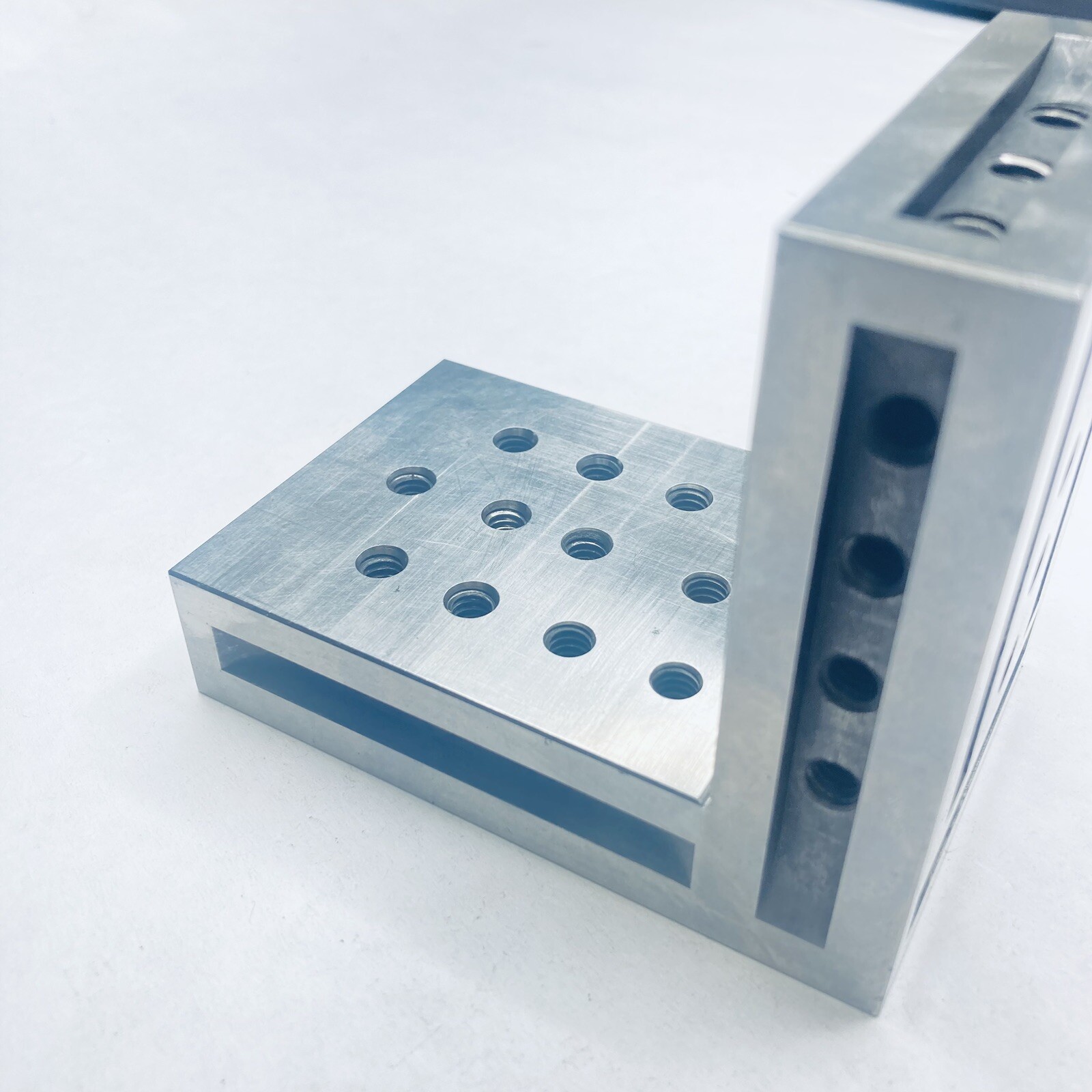 Angle Block Hardened & Ground - Machinist Made 2-1/2 x 3-3/8 x 3-7/8 H - USA