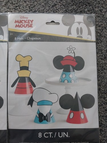 Mickey Mouse Cone Party Hats Birthday Party Supplies 16 Hats New - Bild 5 von 15