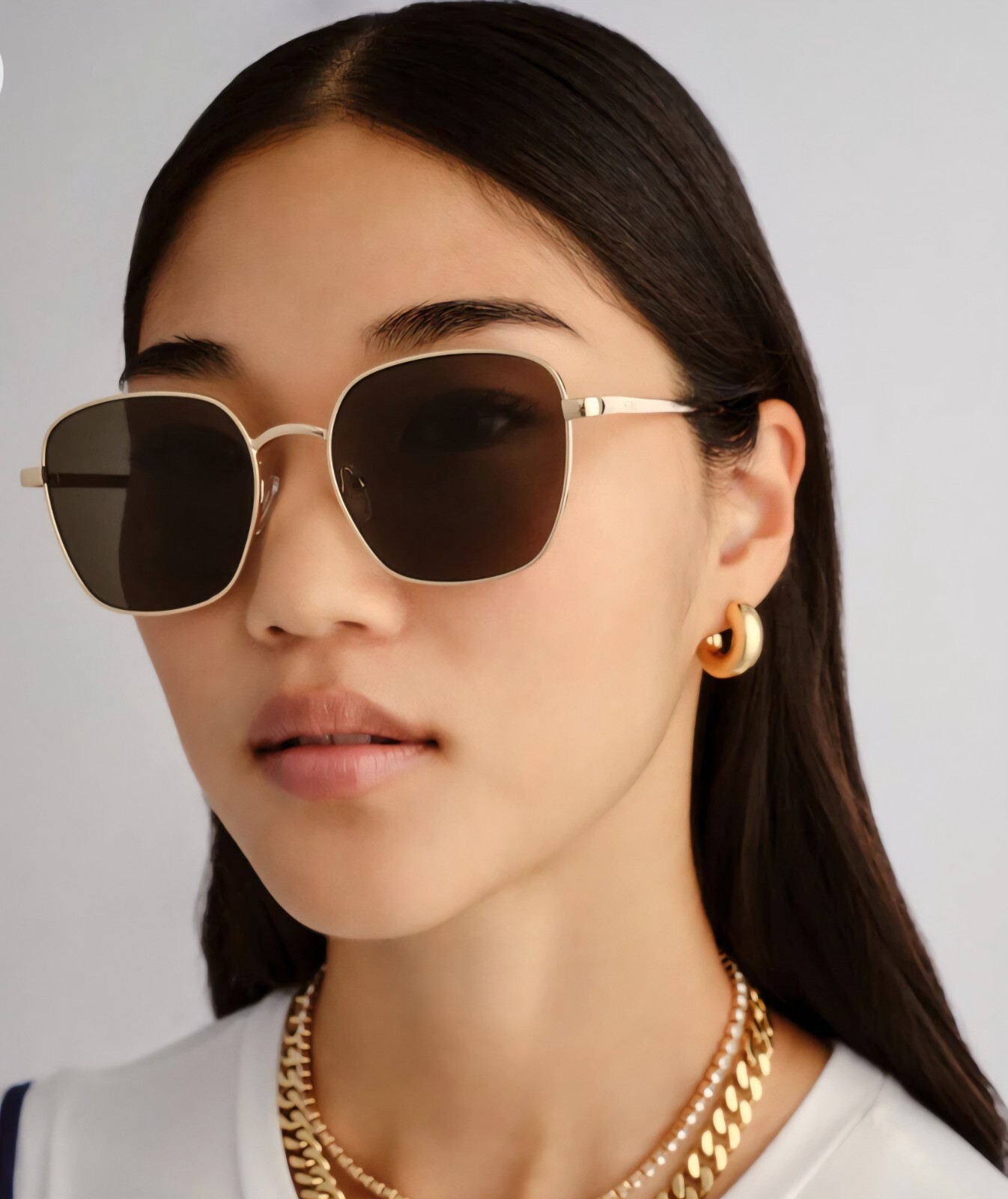 Aire spiral sun glasses Gold