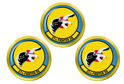27. Fighter Squadron USAF Gold Ball Marker