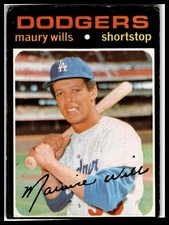 1971 Topps #385 Maury Wills