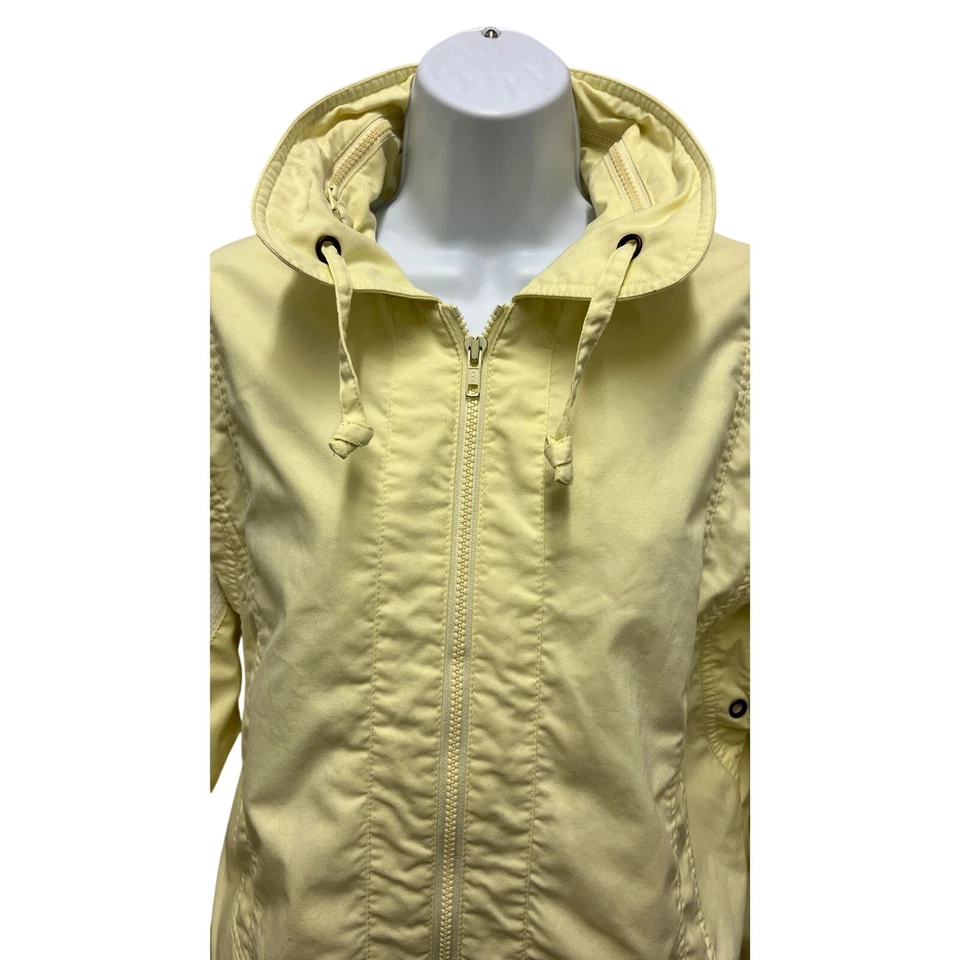 Chaqueta con capucha amarilla Robin Ross vintage - mediana para mujer Foto 2 de 4