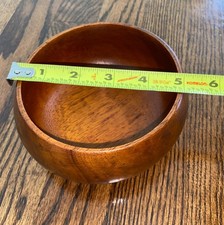 HAWAIIAN KOA WOOD BOWL SIGNED LEI Hawaii