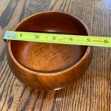 HAWAIIAN KOA WOOD BOWL SIGNED LEI Hawaii