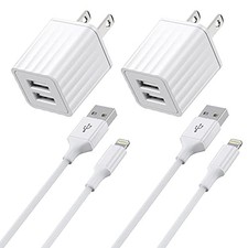iPhone Charger, Apple MFi Certified Fast iPhone Charger 2PACK 6FT Lightning Cab