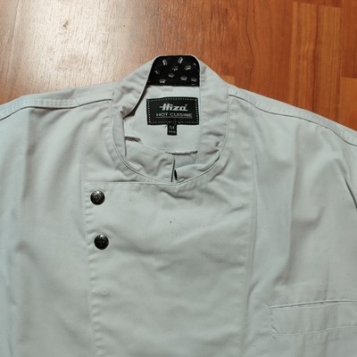 Koch und Bäckerjacke Weiss/Schwarz