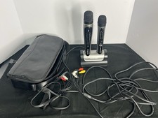 Magic Sing MT14K Digital Home Karaoke 2 Microphones w/ Case Magicsing UNTESTED