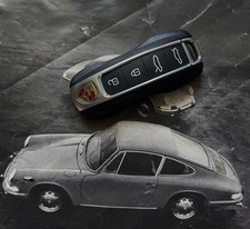 Original Porsche Smart Schl&uuml;sselanh&auml;nger Taycan mit Blade Turbo GTS 4S 433mhz