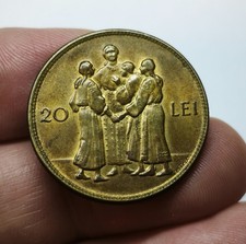 EXTRA Romania 20 Lei Coin 1930