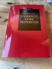 CEB Trial Attorneys Evidence Code Notebook 2024