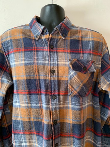 Camisa de invierno vintage de franela gruesa grande alta para hombre campo y bosque a cuadros invierno - Imagen 2 de 6