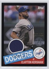 2020 Topps 1985 Baseball Relics Series 2 Black 127/199 Clayton Kershaw 10b8