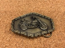 Vintage 1981 The Great American Buckle Co. Honda Goldwing Motorcycle Belt Buckle