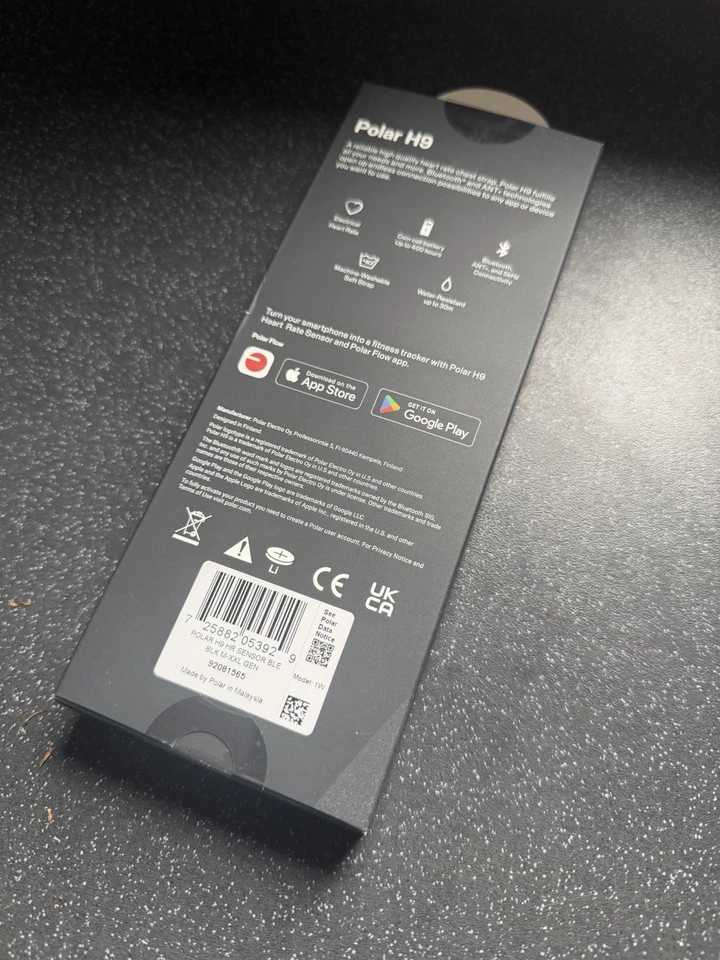 Polar H9 Heart Rate Sensor – ANT Plus/Bluetooth - Waterproof Monitor M-XXL - Image 2 of 2