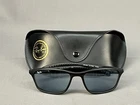 Ray-Ban RB 2046 Cutters Black Wrap Sunglasses W3250 w/ Case Italy (J)