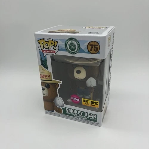 Funko Pop! Ad Icons Smokey Bear Flocked Hot Topic 75