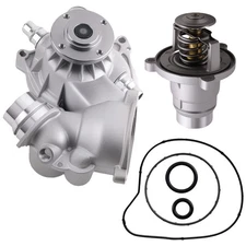Water Pump Thermostat Housing Kit fit BMW 550i 650i 2006-2010 BMWX5 M 2010