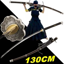 Functional Sword Nodachi Long Saber Sharp T10Steel TaChi Japanese Samurai Katana