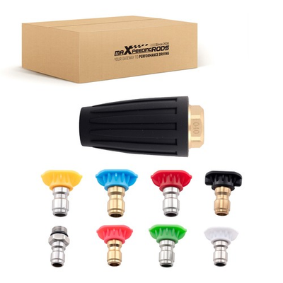 #ad #ad 4000PSI Pressure Washer Turbo Nozzle Head Spray Nozzle Tips 1 4 Quick Connect $19.80