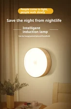 1PC Motion Sensor Night Light: Wireless LED Lamp for Bedroom, Closet, Stairs